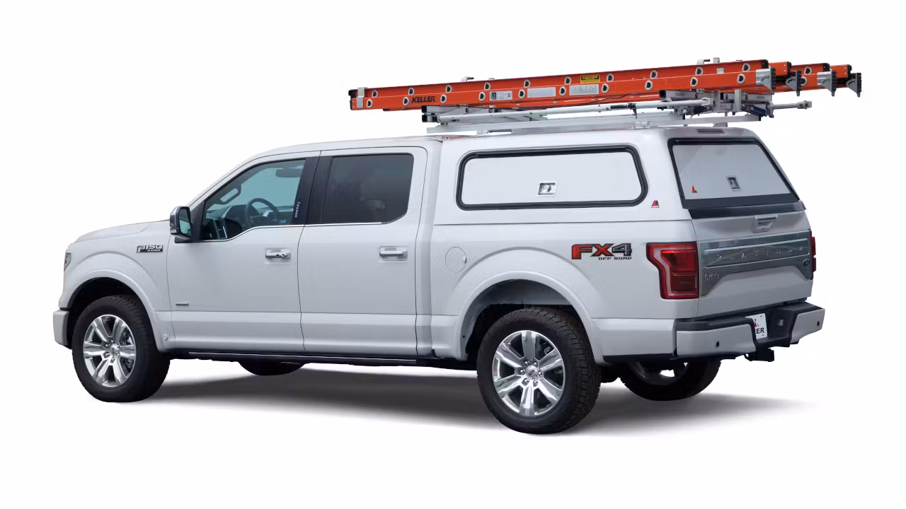 Image of a black fx4 truck with nerf bars