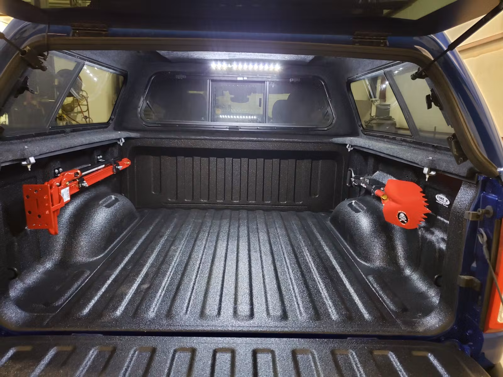 Image of a truck with a durable bed liner from Waypoint Vehicle Outfitters