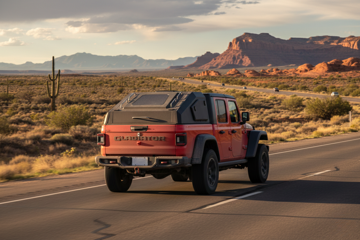 Close up image of a nerf bar