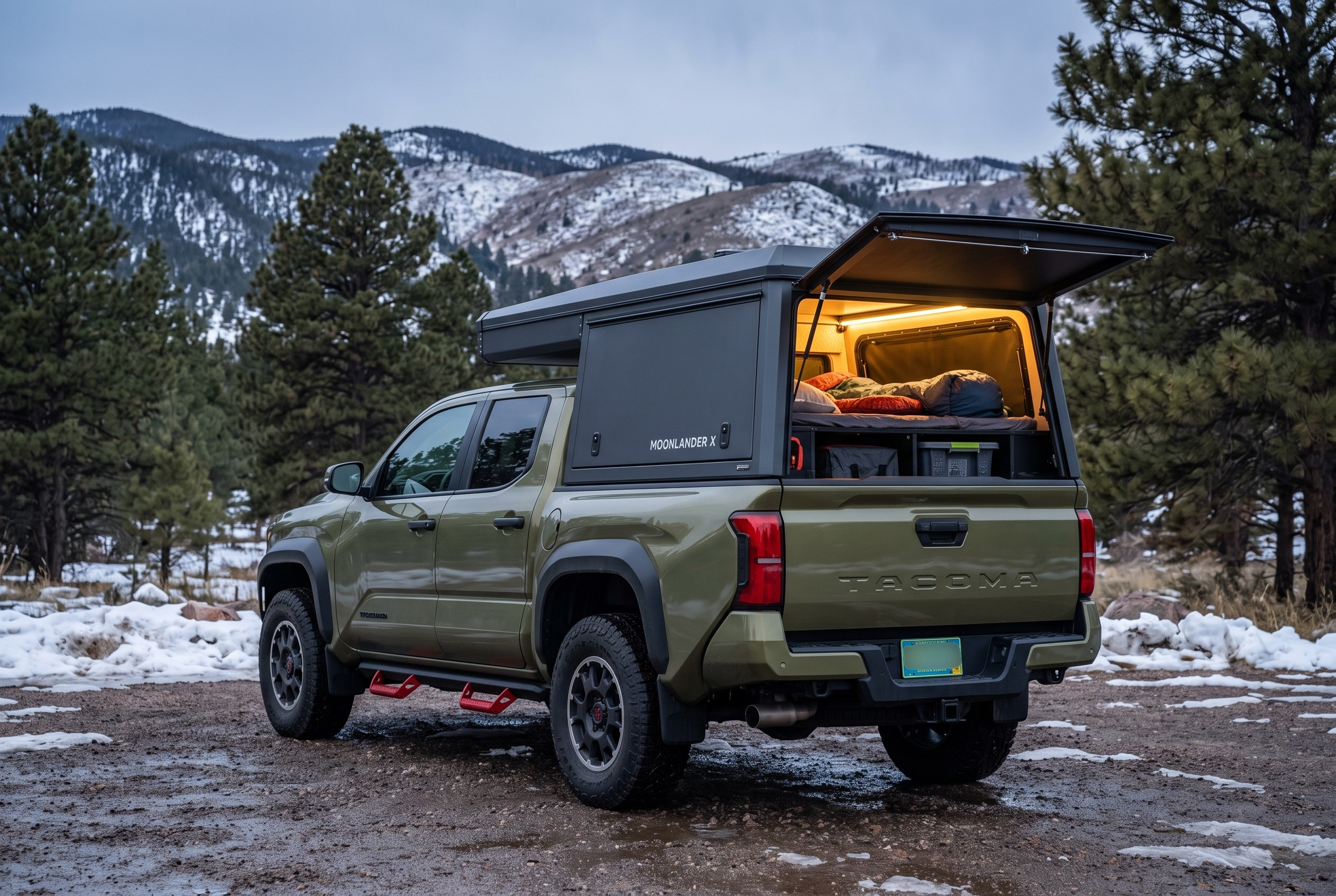 Image of a black fx4 truck with nerf bars